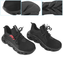 Anti-Puncture-Stahlkappen-Sicherheitsschuhe für Männer, Atmungsaktives Arbeits footwear Größe 39