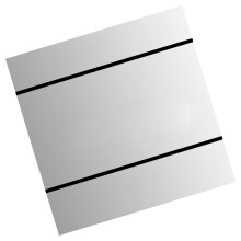9mmx8m Laminated Label Maker Tape for Most-Black letters on sil