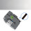 9mmx8m Laminated Label Maker Tape for Most-Black letters on sil 4