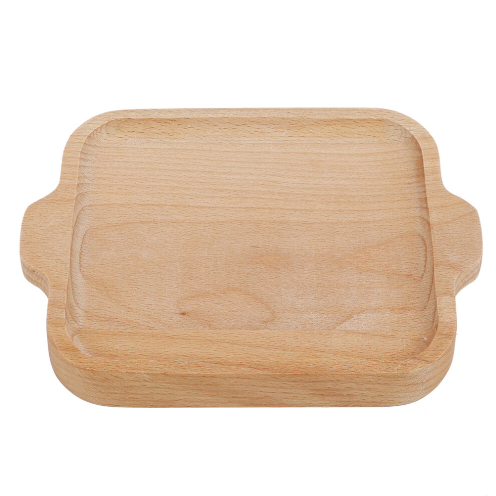 Rectangular Serving Platter Stain Resistant Surface Decorative Wall Clock Silent Non Ticking Superior Quality Wood Easy to Read Analog Time Display-image-OPC-PMZHVZY-NEW