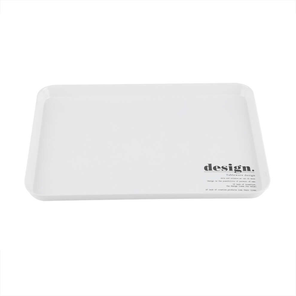 White Plastic Fast Food Serving Trays, Lightweight For Easy Carrying Sturdy And Reliable Stackable Design Easy To Store In Any Kitchen Or Cafe-image-OPC-PMZHWJ2-NEW