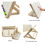 Portable Wood Tabletop Easel Angles Adjustable Drawing Easel 7