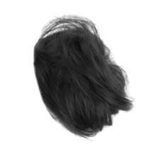 Women Synthetic Chignon Hair Bun Clip Female-Natural Black
