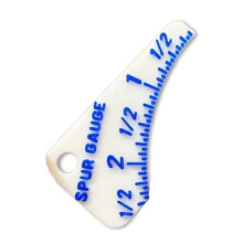 Wild Turkey Spur Gauge for Ecological Research-White