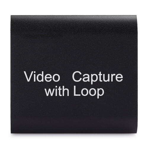 HDMI Capture Card USB 2.0 4K Loop Out Echtzeit-Streaming Schwarz 2
