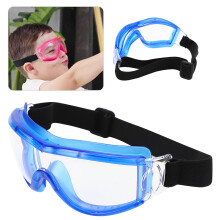 Blaue transparente Kindersicherheits-Goggles – Anti-Schnupf & Nebel