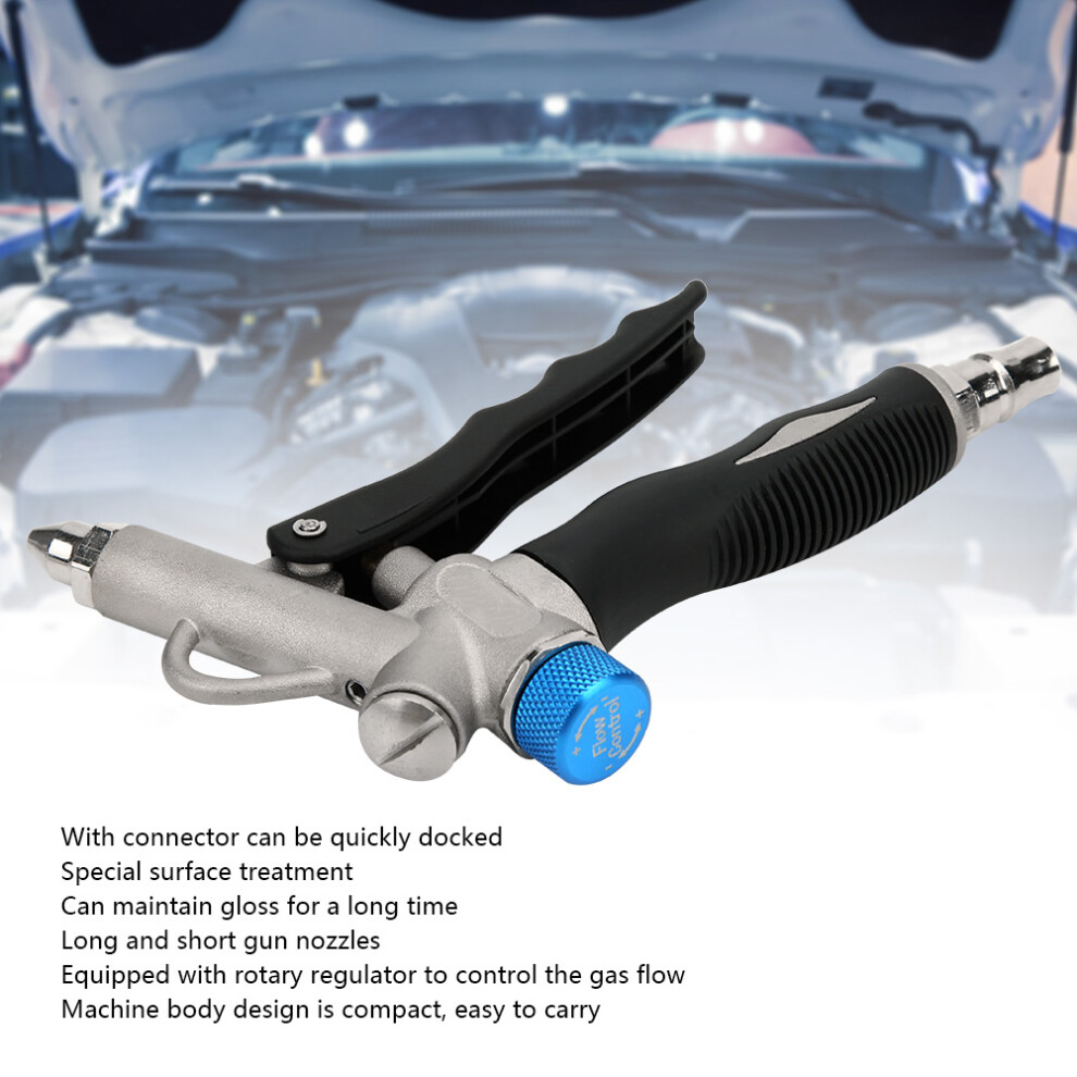Adjustable Pneumatic Air Duster Handheld Gun G1/4In Compressor Cleaning Tool 9411361747786