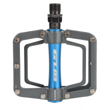 Aluminiumlegierung Flachpedale für Mountainbikes, Titanblau, 111x96,7mm