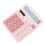 Mechanischer Taschenrechner mit großem LCD-Display für-Rosa 1
