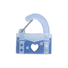 Künstlerisches hohles Acryltaschenzubehör mit-Blau