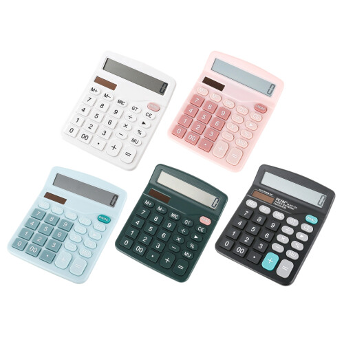 Mechanischer Taschenrechner mit großem LCD-Display für-Rosa 1