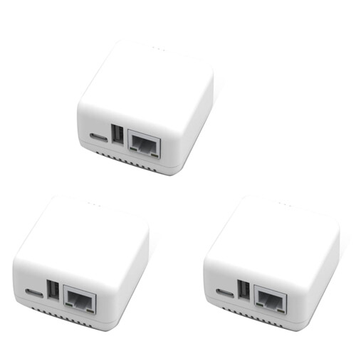 3X Mini Network Print Server USB 2.0 NP330 (Network Version)