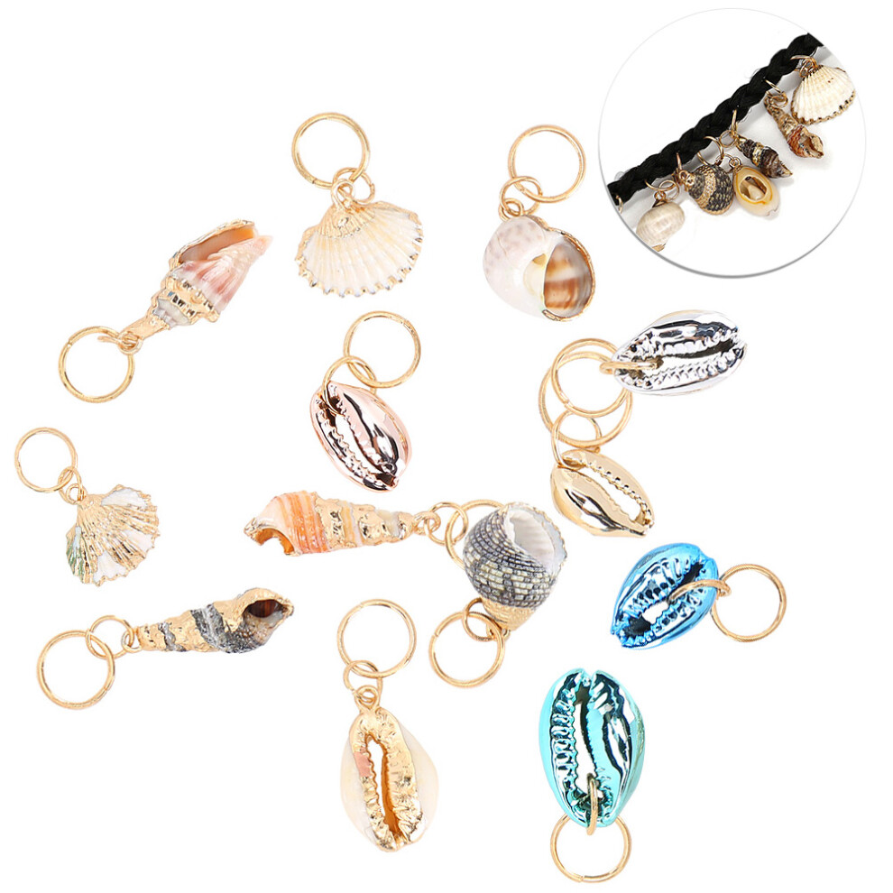 Shell Hair Braid Rings Dreadlocks Accessories Boho Hair Decoration Kit