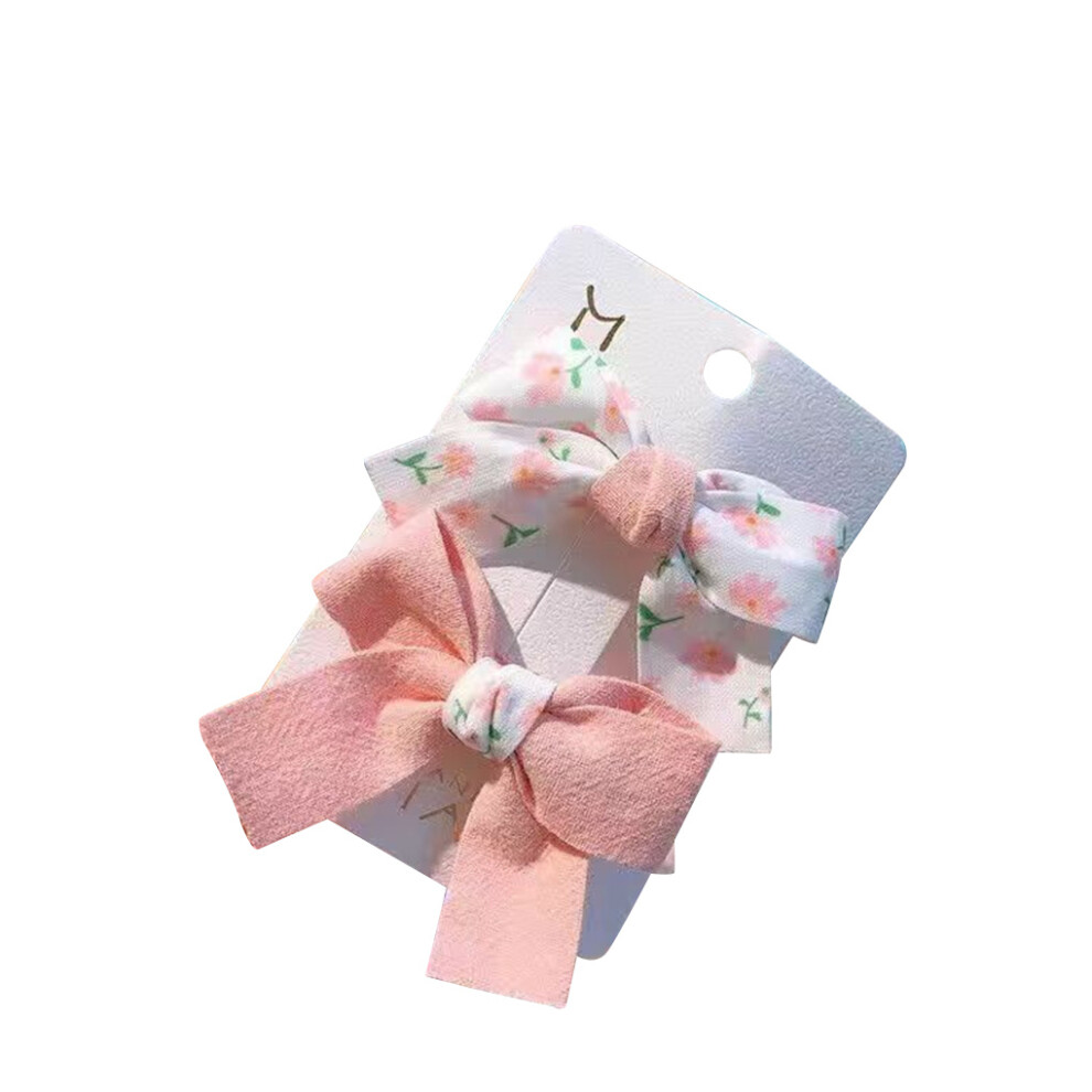 (Pink) 2 Pieces Female Hairpin Headdress Hair Pin Clip Graduation Daily Work-image-OPC-PMZCCSP-NEW