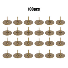 Dekorieren Sie Möbel mit 100 Stück 19x15mm Cyan Bronze Polsterstiften
