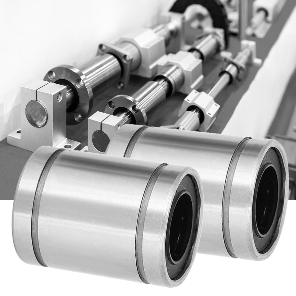 Heavy Duty Lm16uu Linear Bearings 2 Pack Flanged Extended Low Noise Au 9321361752713