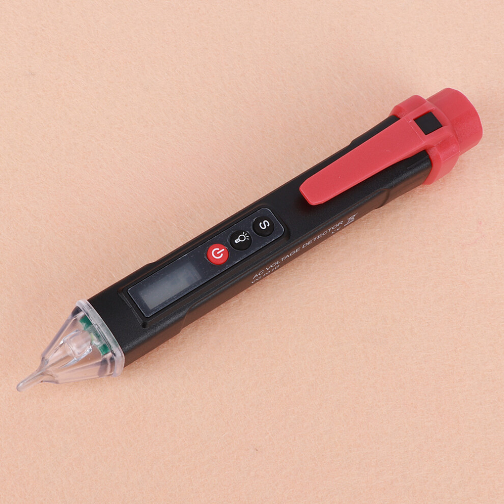 Ac121000v Non-Contact Voltage Tester Pen - Lcd, Flashlight, Adjustable Sensitivity 4911361753749
