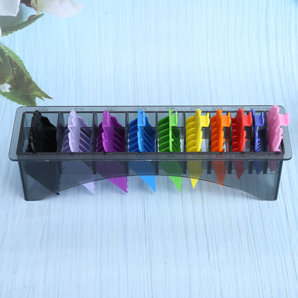 Colorful Guide Comb Set Attachments for Hair Cutting, 1.5mm-25mm
