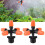 Garden Adjustable Misting Sprayer Nozzle G1/2 Male Thread Micro Drip Irrigation 7