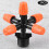 Garden Adjustable Misting Sprayer Nozzle G1/2 Male Thread Micro Drip Irrigation 12