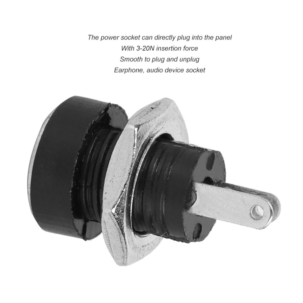 20Pcs Dcâ022B Power Supply Female Jack Socket 3A Copper Panel Mount 8011361755791