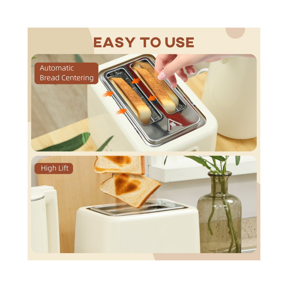 High-Power Stainless Steel Kettle & Toaster Set 1.5L 3000W Fast Boil Adjustable Browning Touch Display Beige-image-OPC-PMZHZSQ-NEW