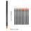 10Pcs Rubber Pull Line Erasers for Drawing Art Supplies, 7mm Diameter 5