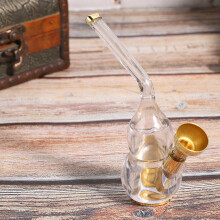 Portable Mini Dual-Purpose Water Pipe Acrylic & Copper Alloy Filtered Smoking Pipe