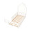 Living And Home Pine Wood House-Shaped Bed Frame, White 2