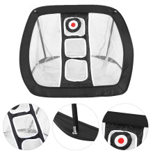 Tragbares Golf-Trainingsnetz 82x72x56cm Sporttrainingszubehör Schwarz & Weiß