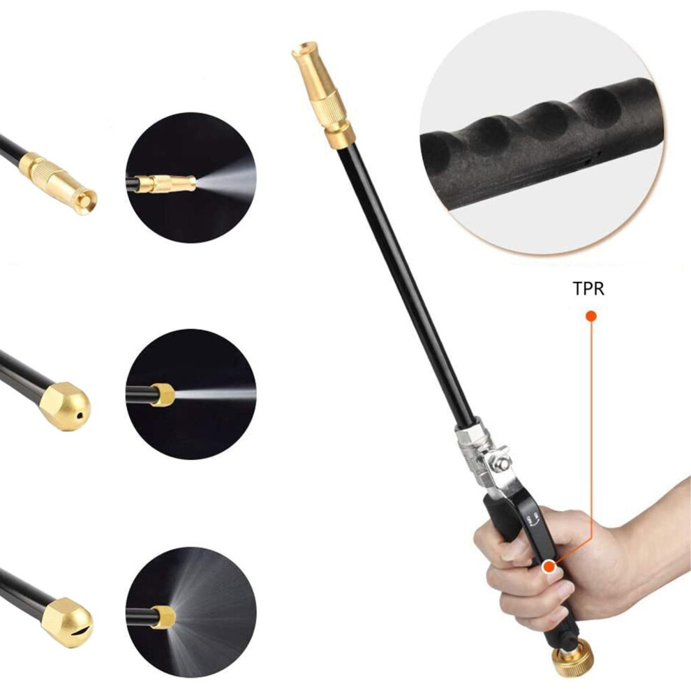 Hydro Jet High Pressure Power Washer Water Spray Nozzle Wand