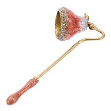 Eleganter Kerzenlöscher Aus Mit Langem Griff Rot