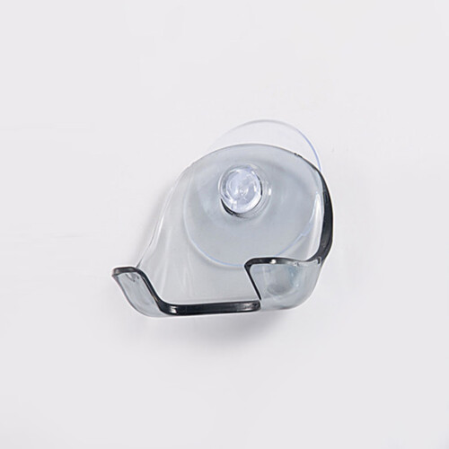 2Ud Soporte Para Afeitadoras Con Ventosa Gris, De Espacio 2