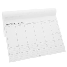 Planner Settimanale Mensile Carta Bianco Blocco Note Per Casa