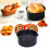 Friteuse Zubehör Kuchen Barrel Pizza Pan Haushalt 12