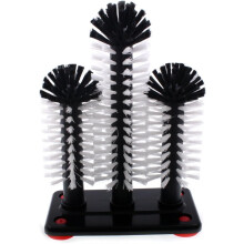Lavadora de vidrios profesional, resistente y duradera, limpieza de 360 grados para resultados completos, limpiador de cepillo comercial con base de