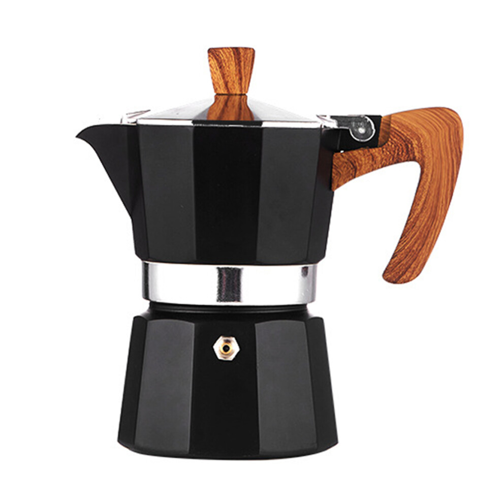 Stovetop Espresso Maker, Cool Touch Handle Aluminium Italian Coffee Maker, Espresso Coffee with Safety Valve, Durable Aluminum Body, Heat Resistant Ha-image-OPC-PMZJJX2-NEW