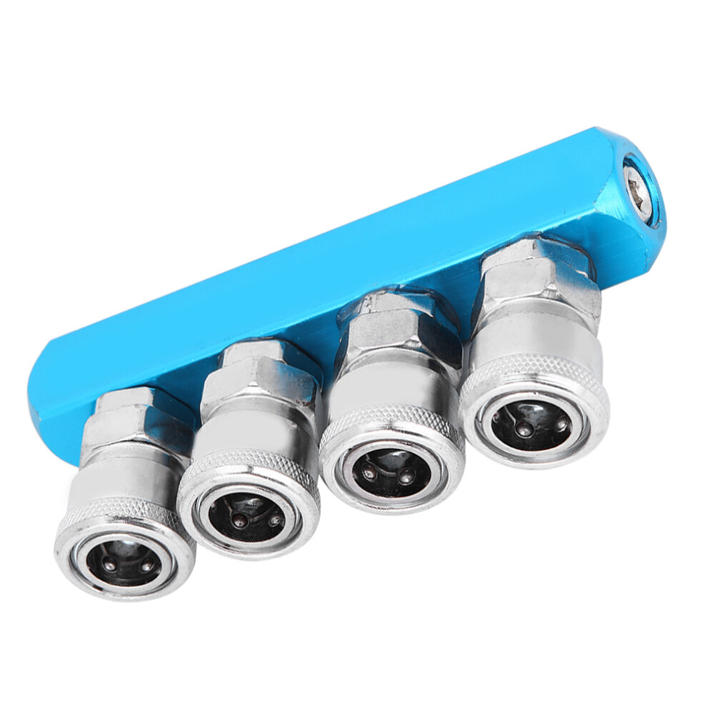 Aluminum Pneumatic Quick Connector Manifold Fitting Sml-4 7631361772218
