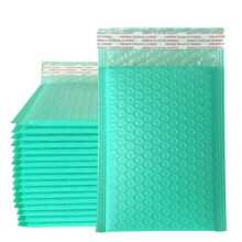 50 PCS Kraft Paper Bubble Envelopes Padded Mailers Shipping Envelope Foam Mailing Shipping Packaging Bag Courier Storage Bags-blue-13 * 15cm