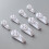 (S) 10Pcs Mini Powerful Tracelss Wall Mounted Hanging Nail Hooks Removable Hanger 3