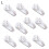 (L) 10Pcs Mini Powerful Tracelss Wall Mounted Hanging Nail Hooks Removable Hanger 1