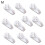 (M) 10Pcs Mini Powerful Tracelss Wall Mounted Hanging Nail Hooks Removable Hanger 1