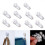 (S) 10Pcs Mini Powerful Tracelss Wall Mounted Hanging Nail Hooks Removable Hanger 2
