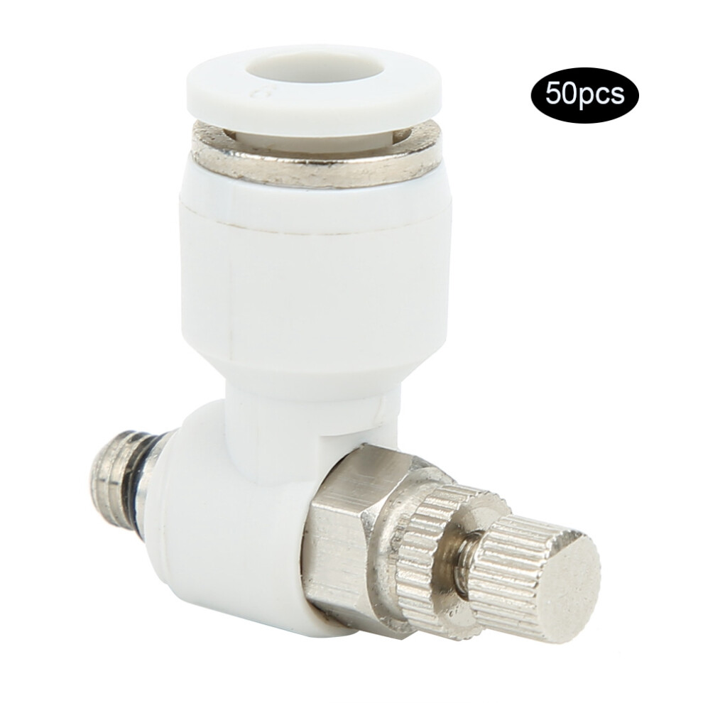 50Pcs Pneumatic Air Flow Control Valves Sl6-M5, Quick Connect, Durable 8271361776756