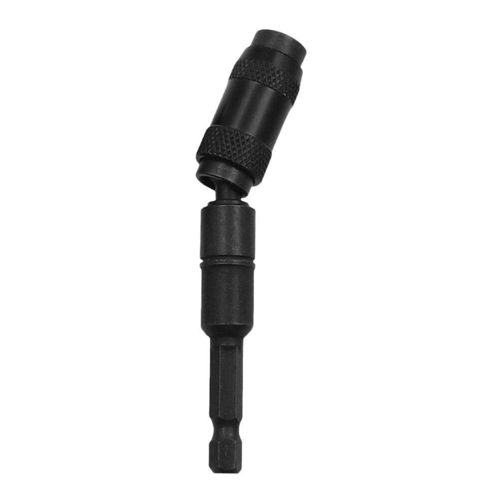 Hexadecimal Shank Drill Bit Holder Extension Rod For Fast Bit Changes In Homes Renovation Carpentry Project All Black 9339159249062