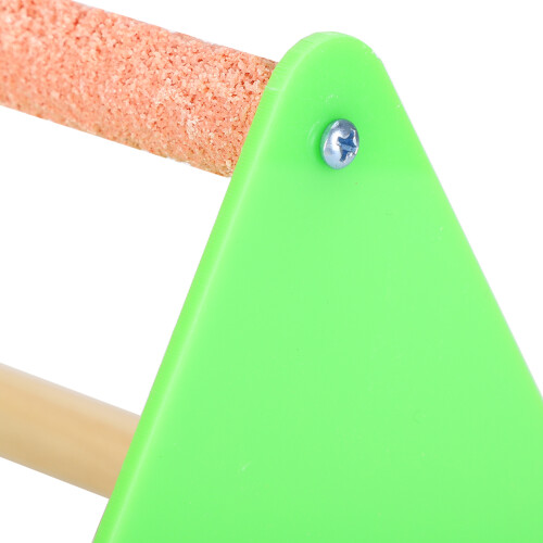 Parrot Cage Stand Triangular Side Mount with Grind Arenaceous Bar Random Colour 2