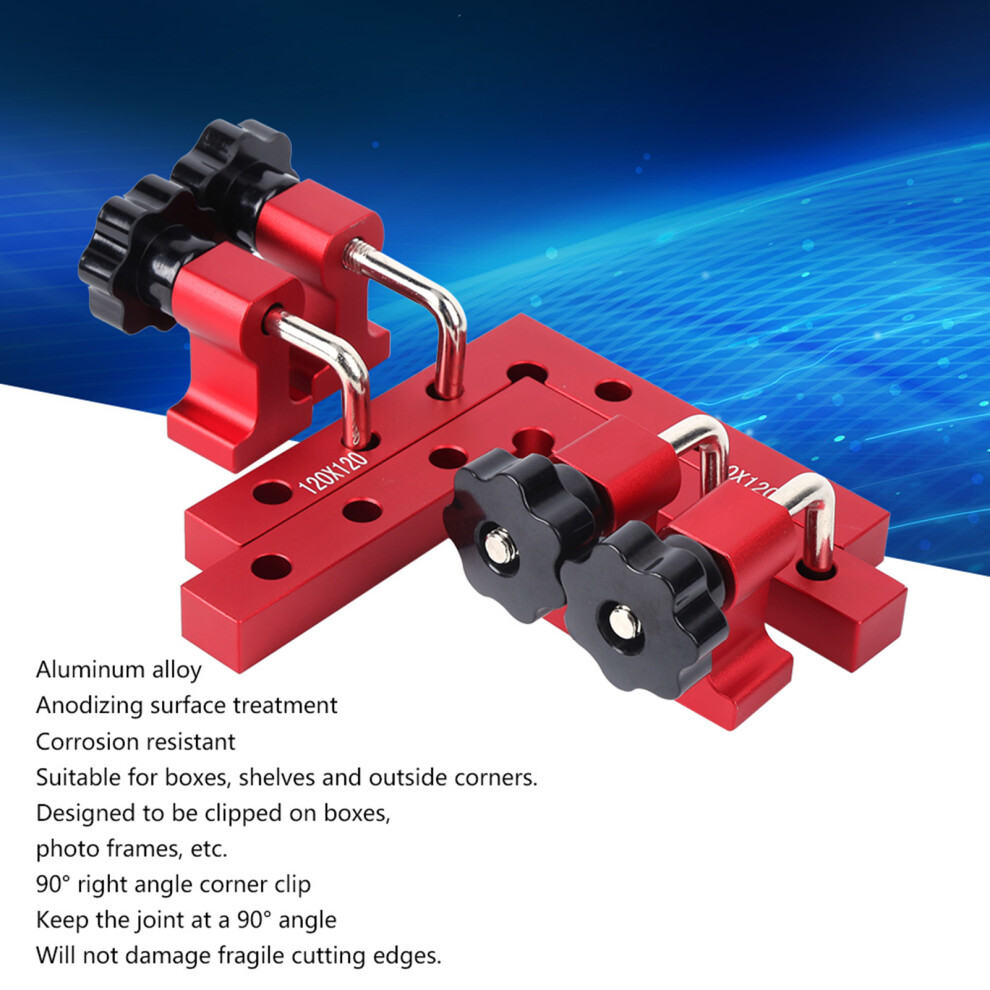 Aluminum Alloy Right Angle Ruler Clamp 110X110mm 140Mm 8311361779521