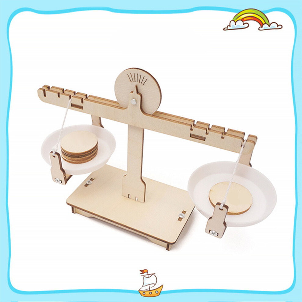 Hands-On Kids Wooden Balance Scale - Fun Science and Math Experiment Toy-image-OPC-PMZJPDZ-NEW