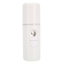 Nano-Nebel-Sprüher 20 ml Tragbar USB Gesichtsdampfer Hautpflege Befeuchter (Weiß)