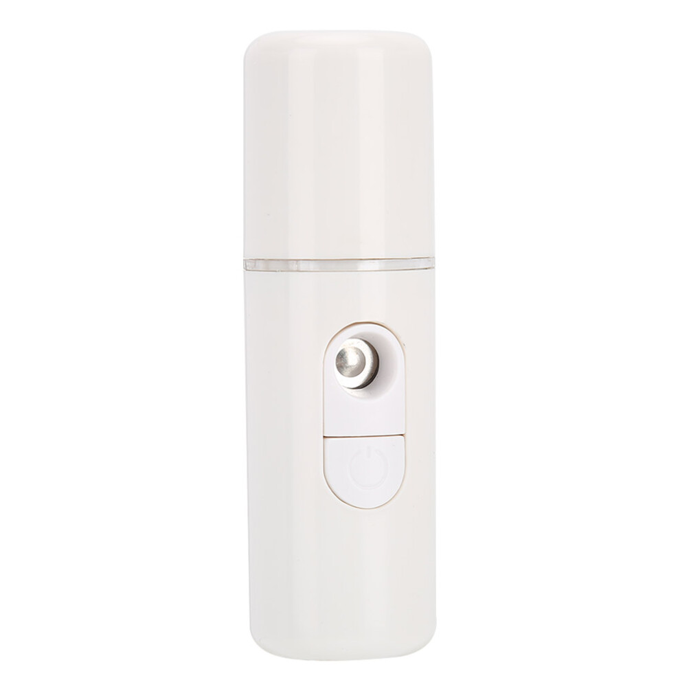 White Nano Mist Sprayer Face Humidifier 20Ml Usb Rechargeable